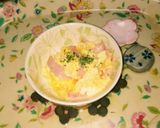 バター味ベーコンと卵のスクランブルegg作り方4写真