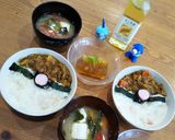 カレー＆シチューライスでモンスターボール作り方8写真