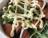水菜ウィンナー丼！目玉焼きを乗せて！作り方6写真