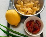 インゲンとショートパスタのサラダ作り方1写真