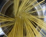 抹茶と新茶のジェノベーゼ風パスタ作り方1写真