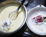 コーヒーマーブルスフレチーズケーキ作り方10写真