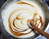 コーヒーマーブルスフレチーズケーキ作り方11写真