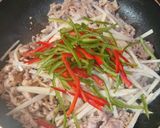 豚コマ肉で★チンジャオロース作り方6写真