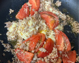 トマトと卵のひき肉炒め作り方4写真