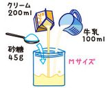 冷凍庫を使わずにアイスクリームを作ろう作り方3写真