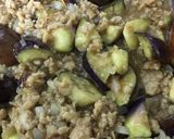 ★茄子のひき肉味噌炒め作り方6写真