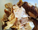 鶏肉たっぷりおにぎらず作り方1写真