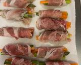 アスパラとにんじんの肉巻き作り方2写真