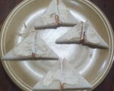 耳まで旨い、三角オープンサンド作り方4写真