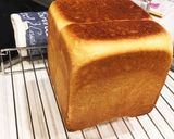 HBでふわふわしっとり金の食パン風型焼き作り方11写真