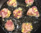 【夏おかず】とうもろこしと豚揚げ。作り方5写真