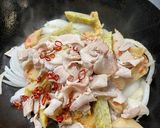 賄い！島かまぼこと豚肉のピリ辛醤油炒め作り方3写真