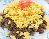 超簡単！豚ひき肉のソボロ丼（ひき玉丼）作り方10写真