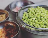 蘿蔔乾炒毛豆作り方1写真