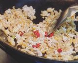 蘿蔔乾炒毛豆作り方5写真