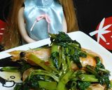 リカちゃん♡海老と空芯菜の豆板醤炒めたん作り方15写真