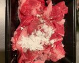 牛肉ほうれん草しめじパスタ作り方1写真