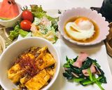 バランスご飯・夕飯のおかず・麻婆豆腐献立作り方6写真