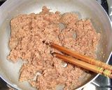 肉味噌 ししとう入り作り方2写真