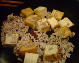 厚揚げとひき肉の味噌ダレ炒め作り方3写真