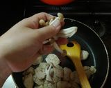ささみとしめじのクリームパスタ作り方3写真
