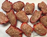 ピーマンのザーサイ入り肉詰めあんかけ作り方3写真