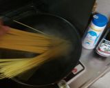 ささみとしめじのクリームパスタ作り方5写真