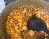 カブとトマトの鶏そぼろ味噌煮作り方5写真