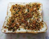 簡単⭐ふりかけトースト~たこ焼き風~作り方2写真