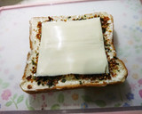 簡単⭐ふりかけトースト～たこ焼き風～作り方3写真