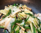 とろとろ卵と豚バラキャベツの中華炒め作り方5写真