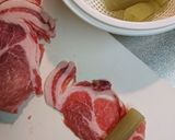 ふきと豚肉の醤油こうじ焼き作り方2写真