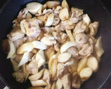鶏ハラミとエリンギの焼肉のタレ炒め作り方2写真