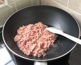 白菜とひき肉の中華風あんかけ作り方1写真
