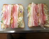 広島焼き風トースト作り方3写真