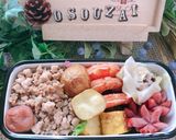 高校1年女子お弁当♡2020.06.09作り方1写真