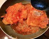 鶏の照り焼きチキン作り方9写真