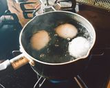 半熟煮たまご❤️カレー味作り方3写真