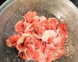 コク旨♡豚肉とズッキーニのバタポン酢炒め作り方1写真