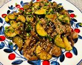 コク旨♡豚肉とズッキーニのバタポン酢炒め作り方6写真