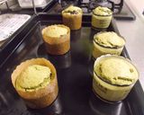 餡子入り♡抹茶のマフィン♡作り方6写真