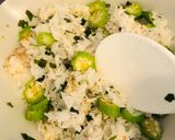オクラ＆しらすが美味しい！夏のわかめご飯作り方6写真