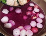 ラディッシュ(はつか大根)ピンクのスープ作り方3写真