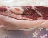 我が家のこってりバターの♡コクうま煮豚作り方1写真