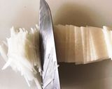 サラダチキンで作る水菜と大根のサラダ作り方2写真