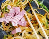 冷凍うどん☆すき焼き風卵うどん☆作り方4写真