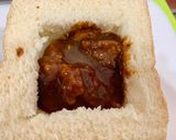 厚切り食パンのチーズカレーパン作り方5写真