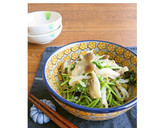 簡単☆豆苗としめじともやしのわかめナムル作り方5写真