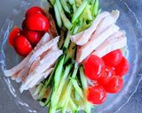 サラダチキンのトマト風味冷やし中華作り方5写真